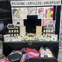 artwork candles facepaint